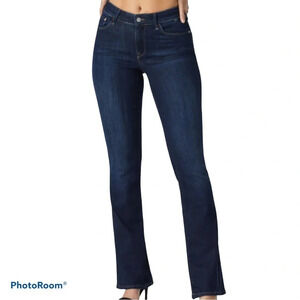 Navi dark wash Kerry mid rise straight leg jeans  Sz 27